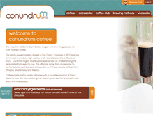 Tablet Screenshot of conundrumcoffee.com